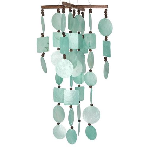 Capiz Windchimes with Beads (Various Colors to choose from) - YourGardenStop