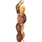 Pure Copper 8.5 Ft Leaf Rain Chain Gutter Rainwater Downspout - YourGardenStop