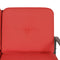 UV-Resistant Red 2 Seater Ergo Patio Glider Loveseat Rocking Chair Bench - YourGardenStop