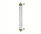 Grande View Thermometer 24" in Living Finish Brass - YourGardenStop