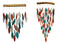 Coral & Teal Waterfall Chime & Coral & Teal  Waterfall Chime Deluxe - YourGardenStop