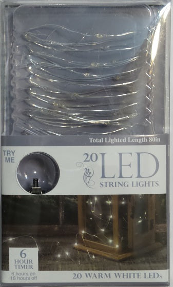 20 LED String Lights by Mark Feldstein - YourGardenStop
