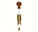Wooden Angel Bamboo Chime (Natural or White) - YourGardenStop