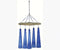 Cobalt Sea Glass Wind Chime by Sunset Vista - YourGardenStop