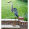 Regal Blue Heron Decor 27" Up