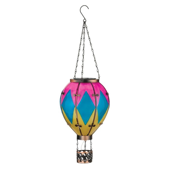 Hot Air Balloon Solar Lantern-Small or Large Sizes in Multiple Colors - YourGardenStop