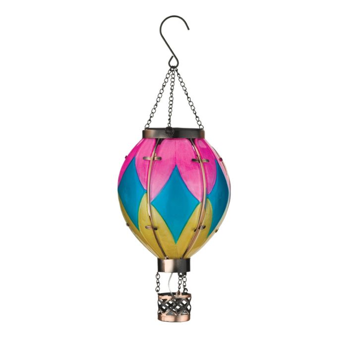 Hot Air Balloon Solar Lantern-Small or Large Sizes in Multiple