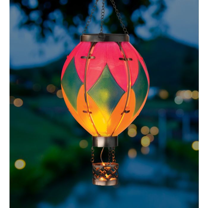 Hot Air Balloon Solar Lantern-Small or Large Sizes in Multiple