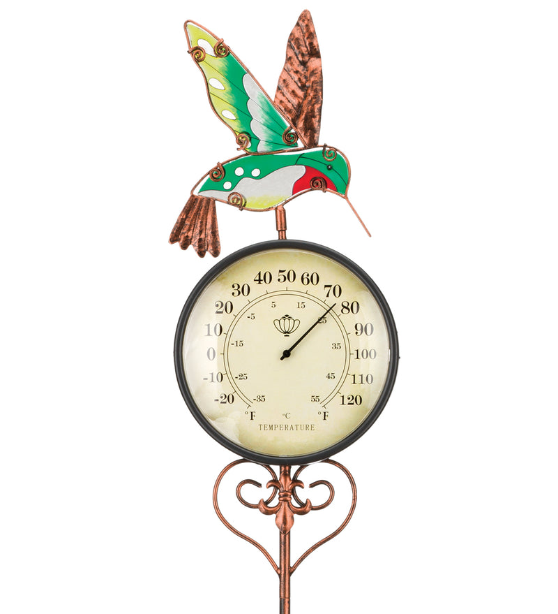 Thermometer Stake - Hummingbird by Regal - YourGardenStop