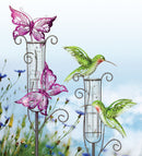 Capri Rain Gauge Stake - Hummingbird by Regal - YourGardenStop