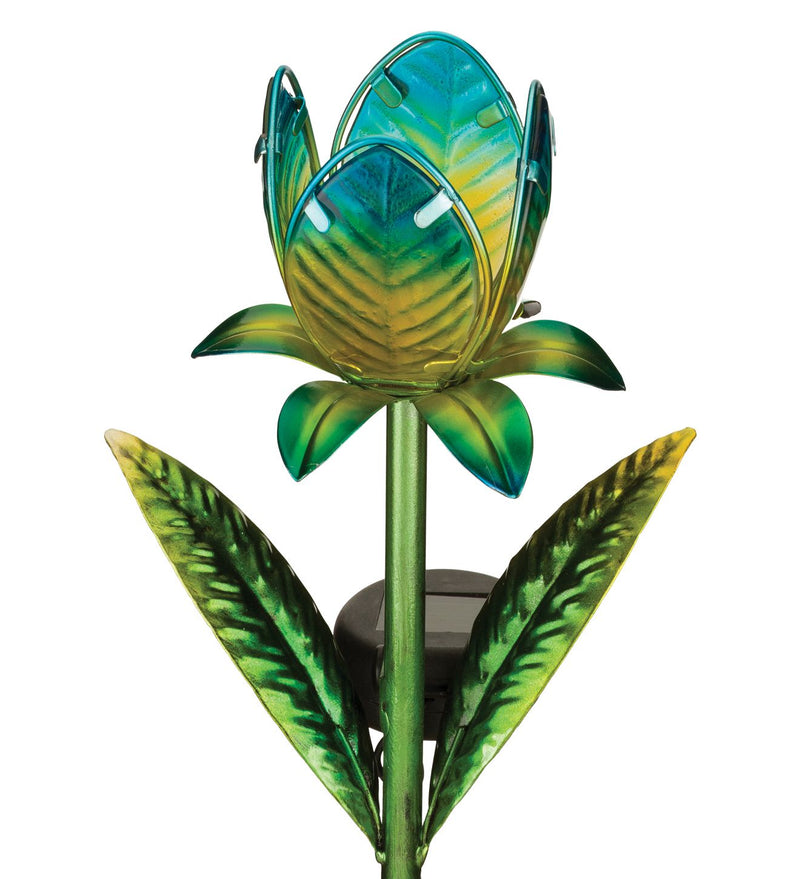 Mini Solar Garden Stakes by Regal Choose from (Pink. Purple, Yellow and Blue) - YourGardenStop