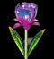 Mini Solar Garden Stakes by Regal Choose from (Pink. Purple, Yellow and Blue) - YourGardenStop