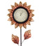 Flower Thermometer Stake by Regal (Yellow, Galvanized & Copper) - YourGardenStop