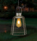 Edison Solar Lanterns by Regal (Bell, Round or Pyramid) - YourGardenStop