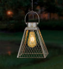 Edison Solar Lanterns by Regal (Bell, Round or Pyramid) - YourGardenStop