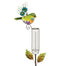 Bird Rain Gauge Stake (Pink, Orange, Blue & Green) - YourGardenStop