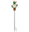Cactus Thermometer Solar Stake by Regal - YourGardenStop