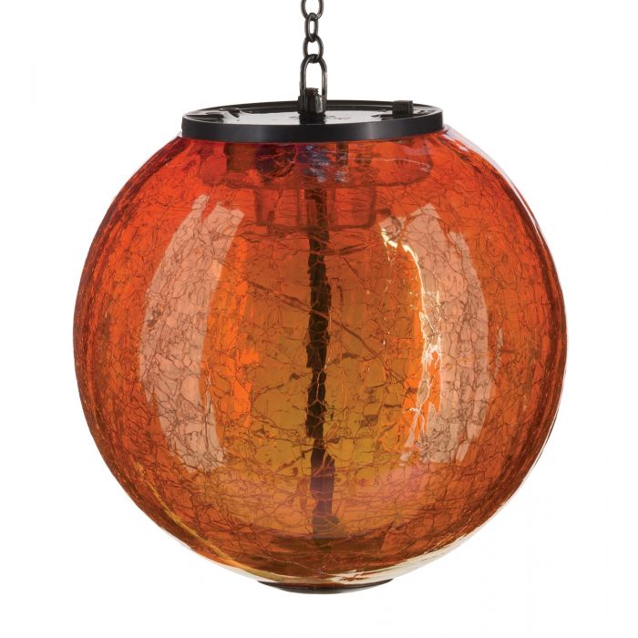 Globe Solar Lantern by Regal (Pink or Orange or Blue) - YourGardenStop