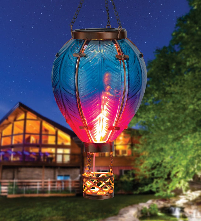 Hot Air Balloon Solar Lantern-Small or Large Sizes in Multiple