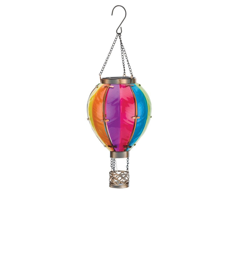 Hot Air Balloon Solar Lantern-Small or Large Sizes in Multiple Colors - YourGardenStop