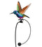 Rocker Hummingbird Stake (Rufous, Ruby Throated or Purple Coronet) - YourGardenStop