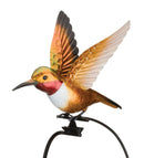 Rocker Hummingbird Stake (Rufous, Ruby Throated or Purple Coronet) - YourGardenStop