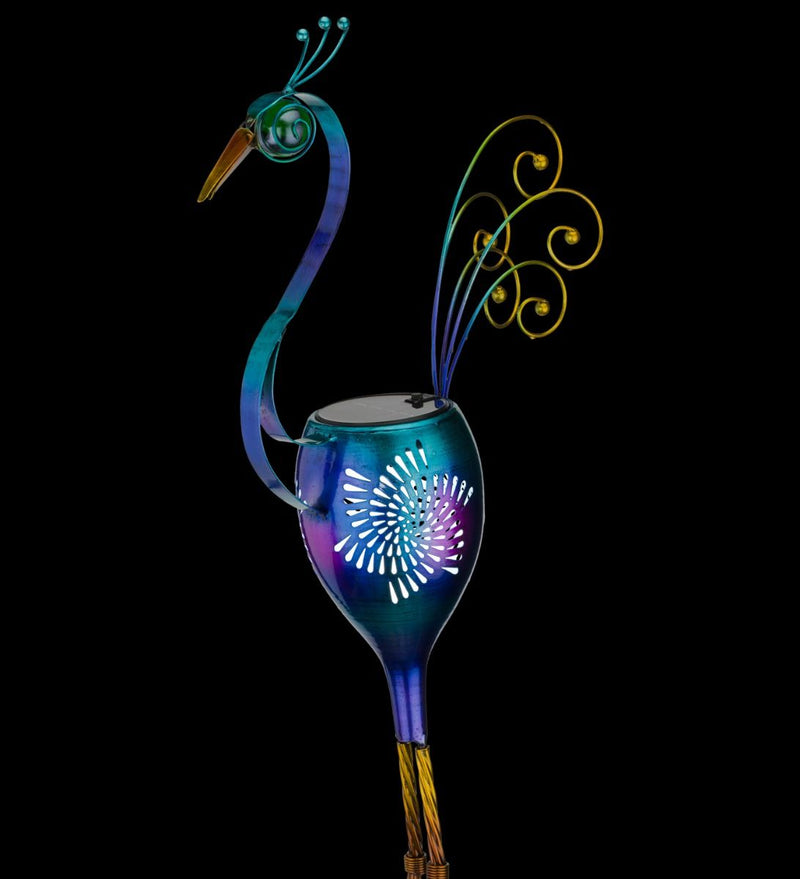 Shadow Solar Décor (Flamingo, Peacock or Heron) by Regal - YourGardenStop