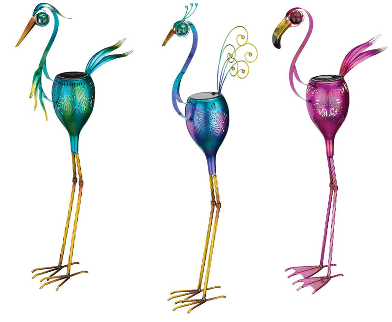 Shadow Solar Décor (Flamingo, Peacock or Heron) by Regal - YourGardenStop