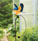 Rocker Bird Stake (Blue Bird, Cardinal, Gold Finch or Robin) - YourGardenStop