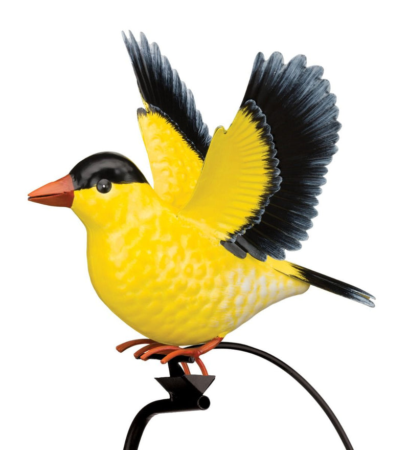 Rocker Bird Stake (Blue Bird, Cardinal, Gold Finch or Robin) - YourGardenStop