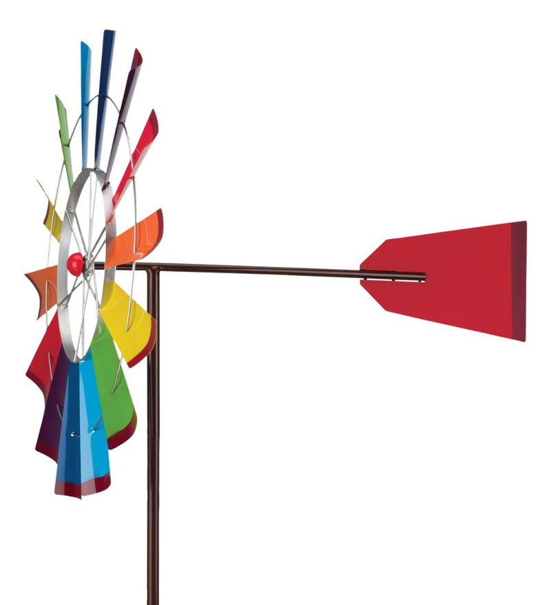 26" Wind Spinner - Rainbow Windmill by Regal - YourGardenStop