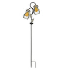 Edison Solar Flower Stake - Round or Tulip shape by Regal - YourGardenStop