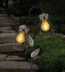 Edison Solar Flower Stake - Round or Tulip shape by Regal - YourGardenStop