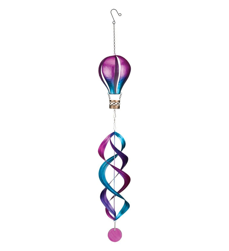 Hanging Balloon Wind Spinner -Rainbow or Purple by Regal - YourGardenStop