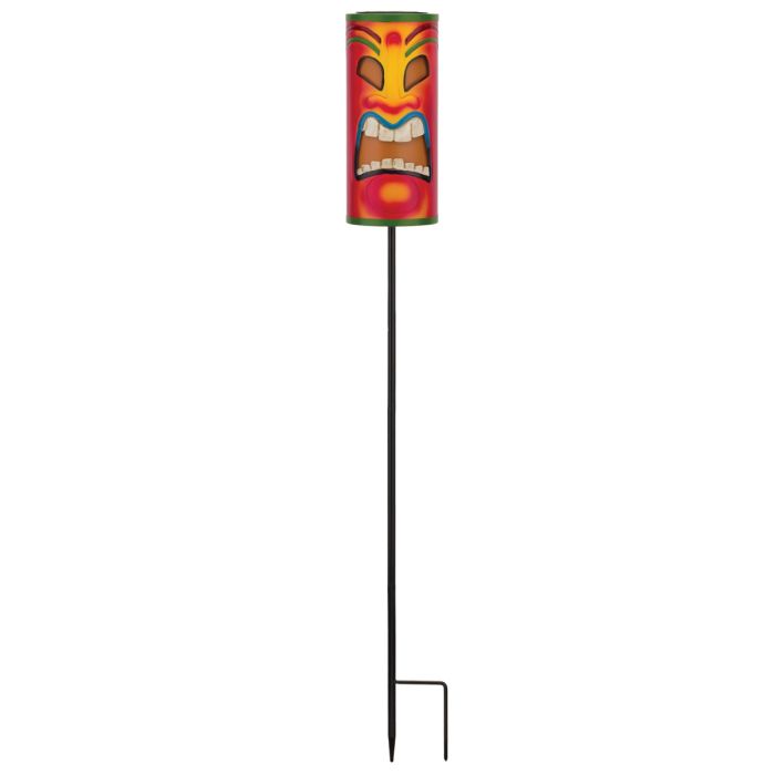 Tiki Solar Stake in Red or Brown by Regal - YourGardenStop