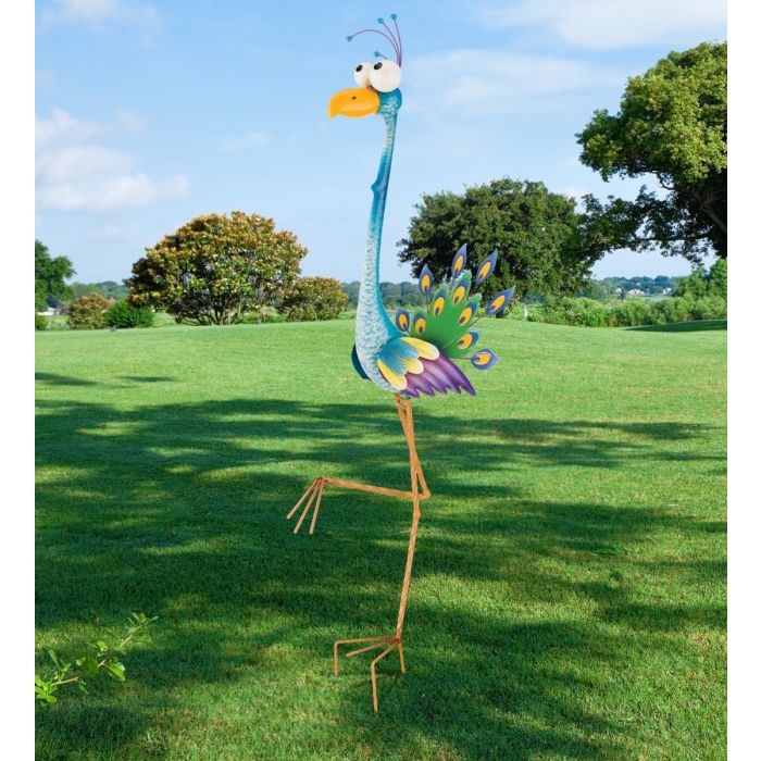 Goody Bird Stake by Regal (Flamingo, Crane, Peacock or Heron) - YourGardenStop