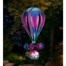 Balloon Solar Wind Spinner Stake by Regal (Purple or Rainbow or Strip) - YourGardenStop