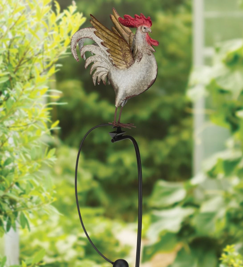 Rocker Animal Stake (Rooster, Pig, Horse, or Cow) - YourGardenStop