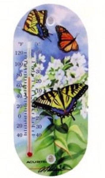 8 inch Suction Cup Bird Themed Thermometer - YourGardenStop