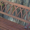 4-Ft Outdoor Garden Bench in Dark Brown Wood Finish - YourGardenStop