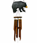 Black Bear Silhouette Chime - YourGardenStop