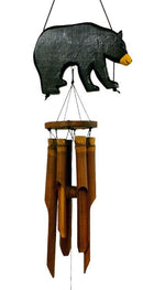 Black Bear Silhouette Chime - YourGardenStop