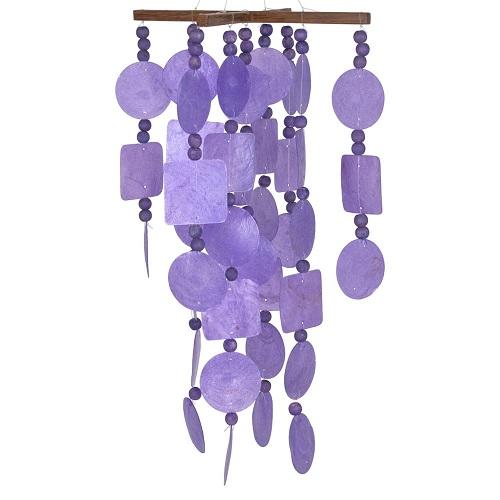 Capiz Windchimes with Beads (Various Colors to choose from) - YourGardenStop