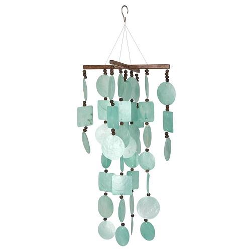 Capiz Windchimes with Beads (Various Colors to choose from) - YourGardenStop