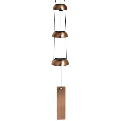 Woodstock Temple Bells Trio in Copper, Silver & Brass - YourGardenStop