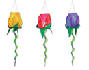 SoundWinds Rose Spinning Windsock ( Yellow, Red, Purple) - YourGardenStop