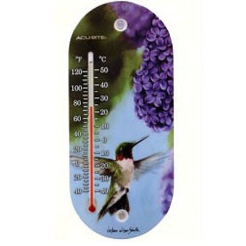 8 inch Suction Cup Bird Themed Thermometer - YourGardenStop