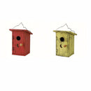Birdie Loo Birdhouse in Red or Yellow - YourGardenStop