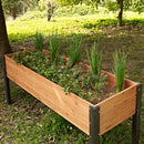 Elevated Outdoor Raised Garden Bed Planter Box 70 x 24 x 29 inch High - YourGardenStop