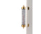 Vermont Grande View 12.25" Thermometer Living Finish Brass - YourGardenStop